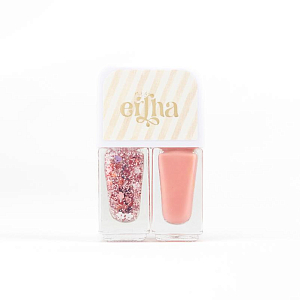 Лак для ногтей Mrs. Ertha "Bubble Princess", 2 шт, воздушно-розовый